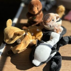 Ty Beanie Babies Woodland Set  Vintage NO HANG TAGS